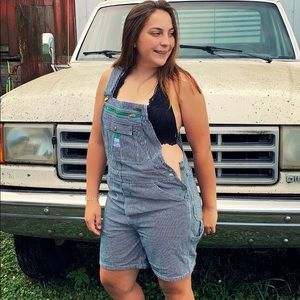 Vintage Striped Overalls 🍭